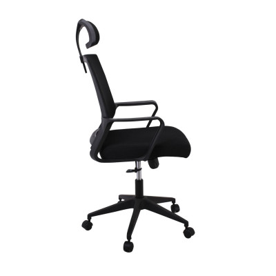 CF2020 Πολυθρόνα Γραφείου Διευθυντή Mesh Μαύρο